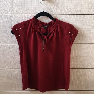 Red blouse